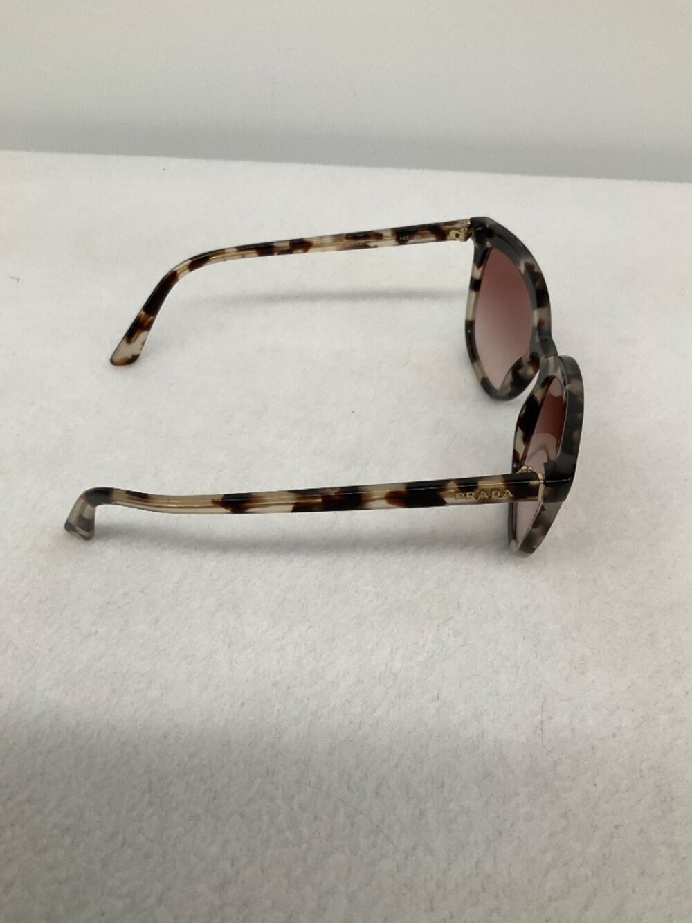 Prada SPR03XS Tortoise Brown/Clear Sunglasses Women's w/ Box - Picture 6 of 12